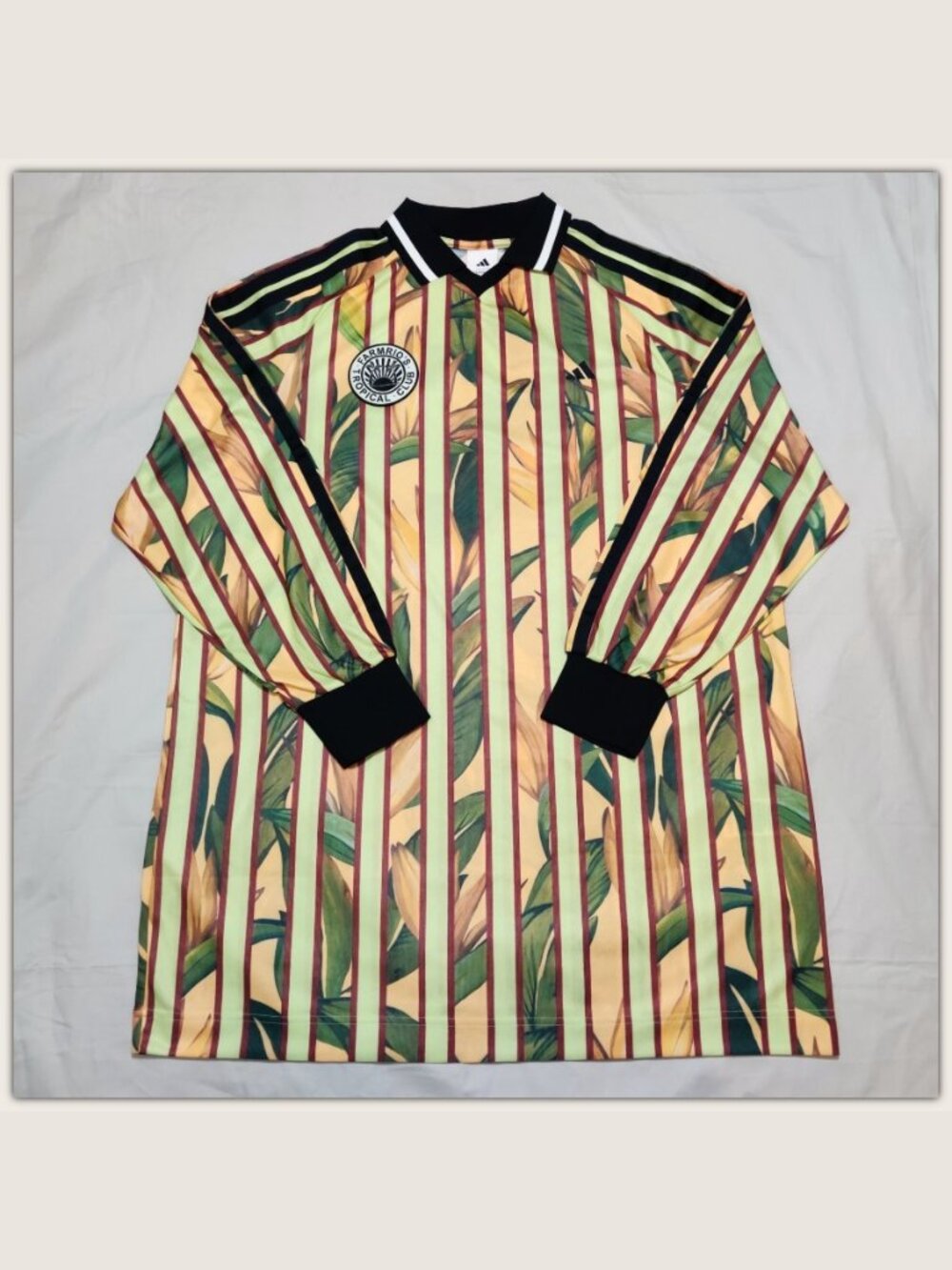 NWT Adidas x FARM Rio Premium Stripes of Paradise Tropical Dress JD6284 Large